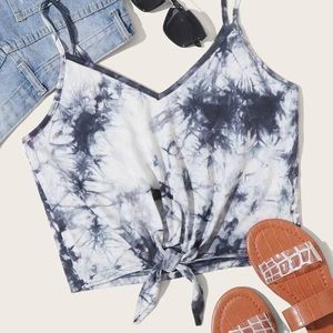 Cropped Tie-Dye Top